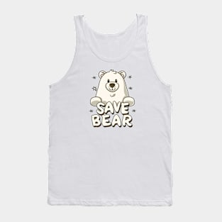 save bear Tank Top